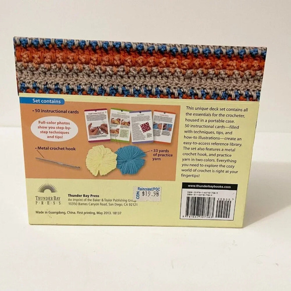 2013 Visual  Deck Set Crochet Thunder Bay Press - Picture 4 of 16